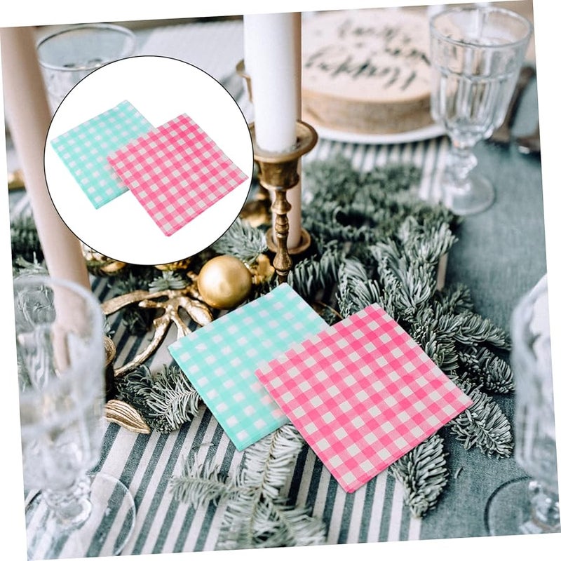 NOLITOY 80 قطعة مناديل ورقية مزخرفة للحفلات والفعاليات والنزهات والاحتفالات - Image 4